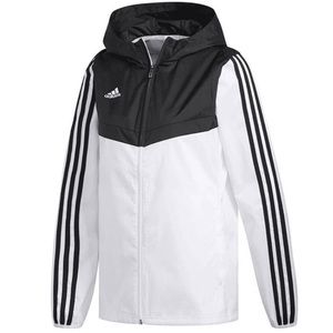 Adidas Men’s Tiro Hooded WindbreakerJacket XL AFS DY0097 Black/White New w/tags